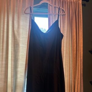 Elegant Black Slip Dress